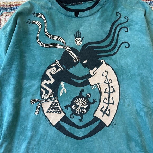 Vintage Dagoli Soul Mate Art Long Sleeve T-shirt Size XL - Picture 4 of 9